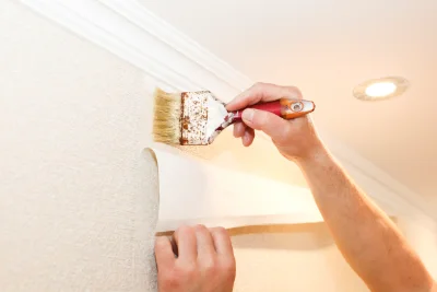 Pose de papier peint à Theix-Noyalo — revêtements muraux et toiles de verre